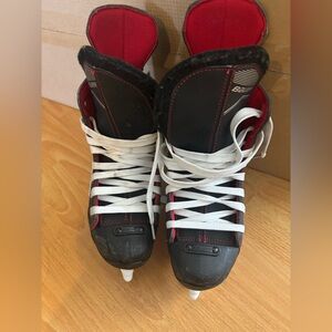 Bauer Black and Red Hockey Skates